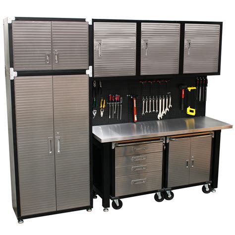 9 pcs big steel garage storage cabinet set tl34944+ wc|garage wall cabinet system.